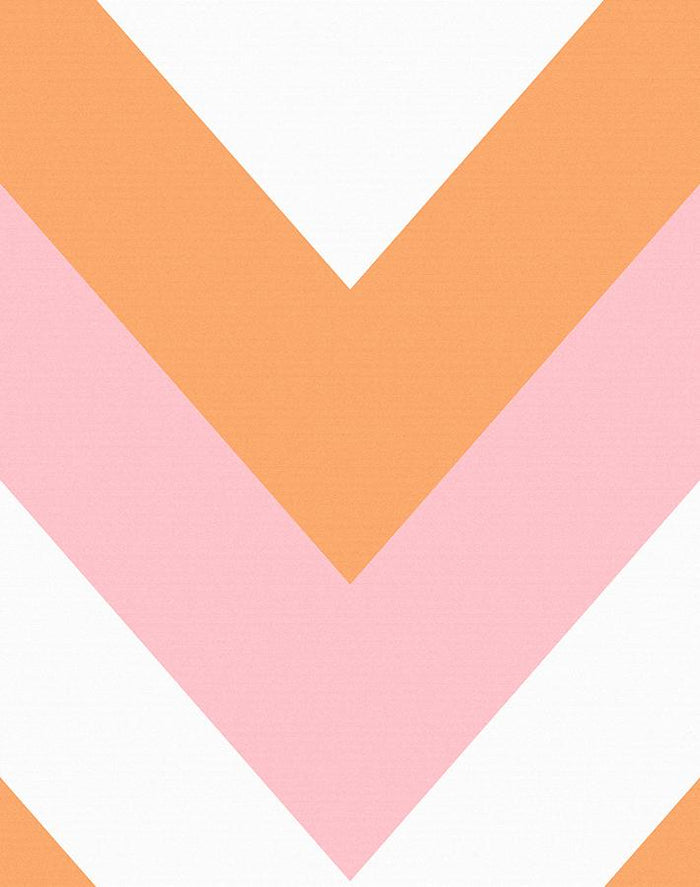 'V Is For Chevron' Wallpaper by Nathan Turner - Creamsicle