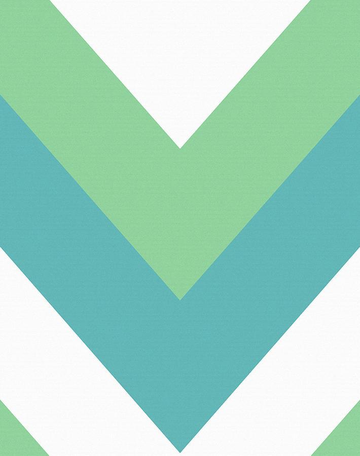 v-is-for-chevron-green