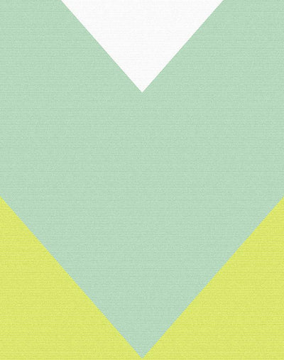 'V Is For Chevron' Wallpaper by Nathan Turner - Lime