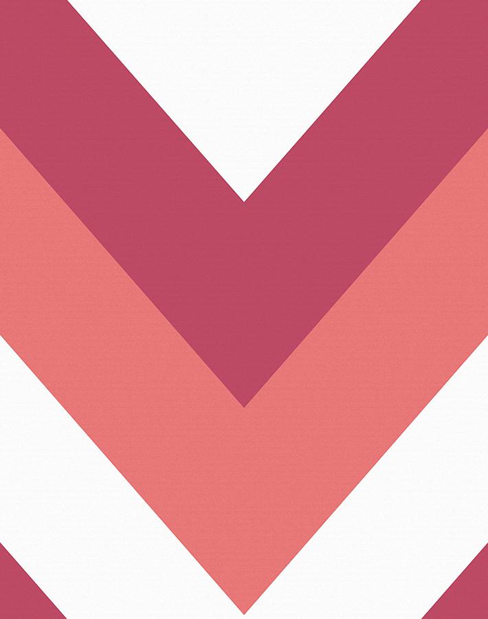 v is for chevron watermelon