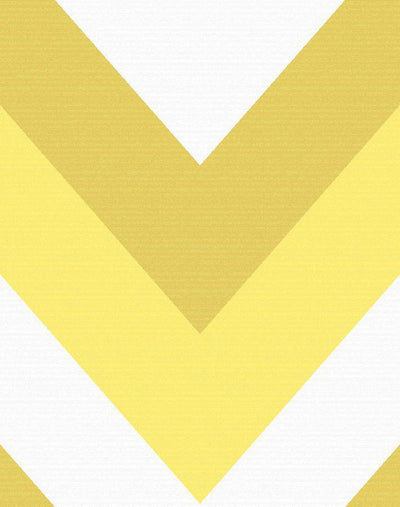 'V Is For Chevron' Wallpaper by Nathan Turner - Yellow