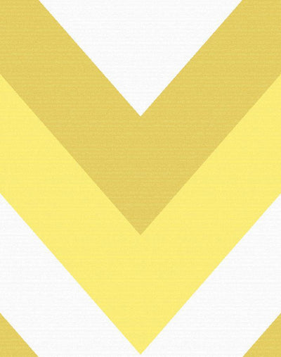 'V Is For Chevron' Wallpaper by Nathan Turner - Yellow