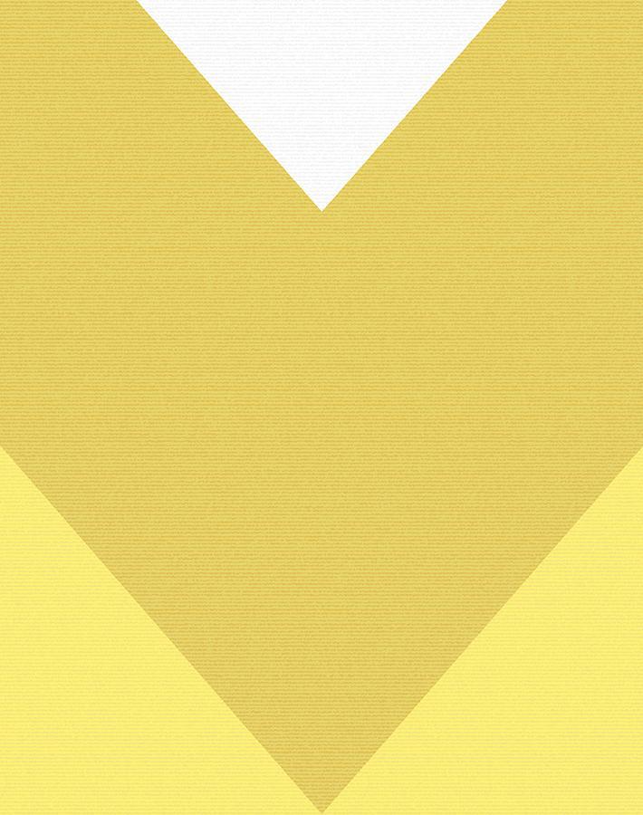 'V Is For Chevron' Wallpaper by Nathan Turner - Yellow