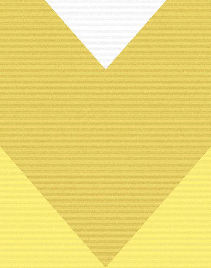 'V Is For Chevron' Wallpaper by Nathan Turner - Yellow