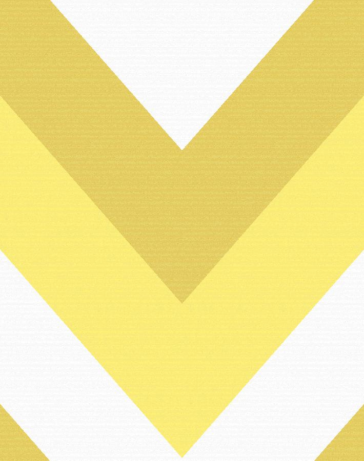 'V Is For Chevron' Wallpaper by Nathan Turner - Yellow