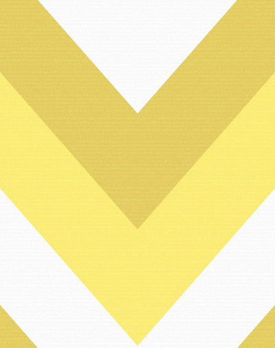 'V Is For Chevron' Wallpaper by Nathan Turner - Yellow
