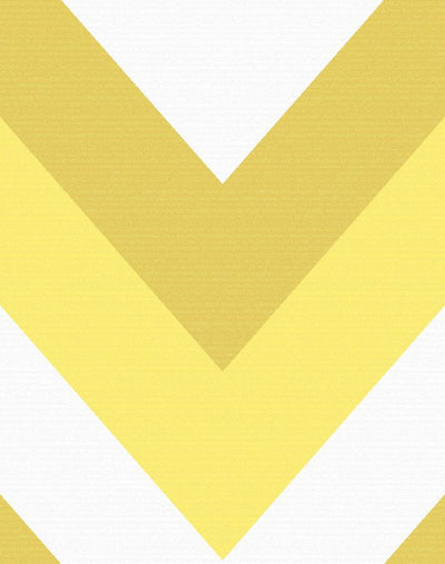 'V Is For Chevron' Wallpaper by Nathan Turner - Yellow