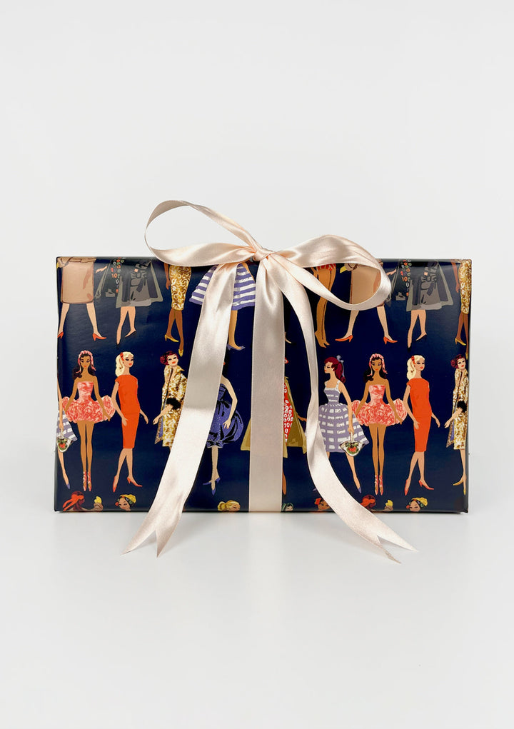 Barbie gift wrap clearance