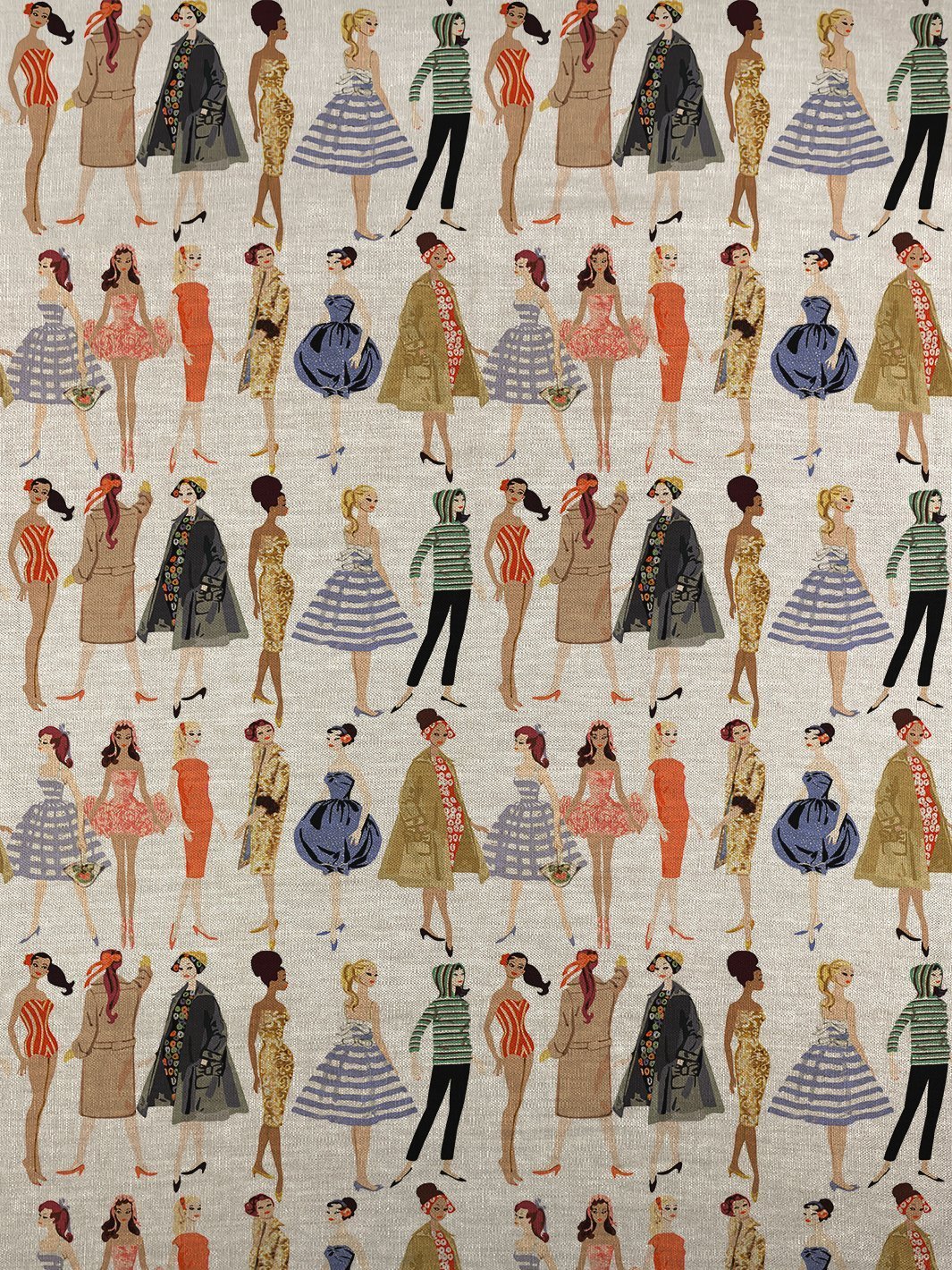 Barbie fabric by the yard sale