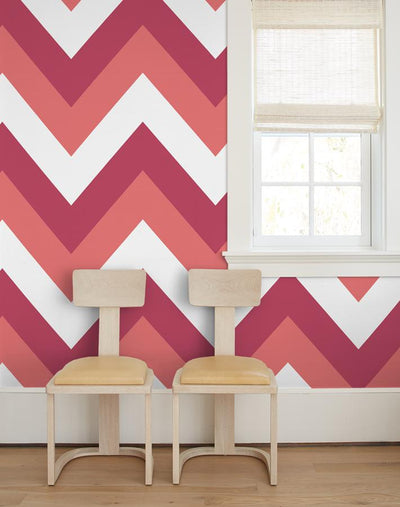 v is for chevron watermelon