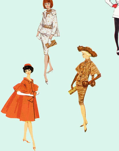'1960s Barbie™' Wallpaper by Barbie™ - Robins Egg