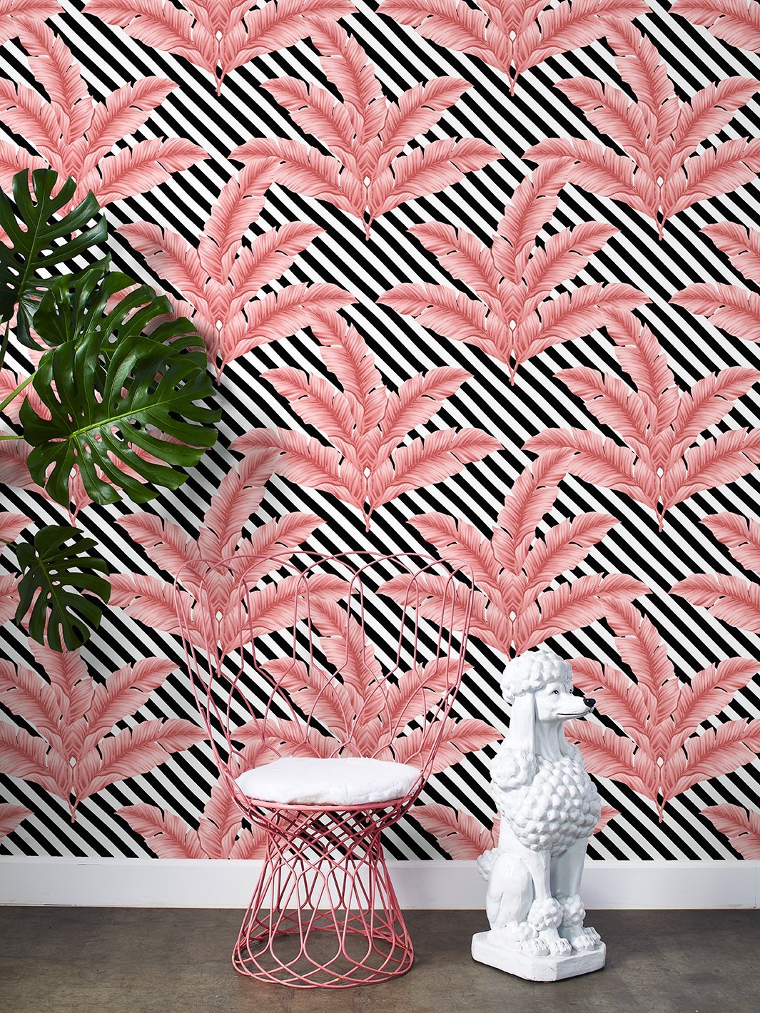 barbiestyle isla palm wallpaper by barbie flamingo