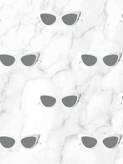 'BarbieStyle™ Sunnies' Wallpaper by Barbie™ - White