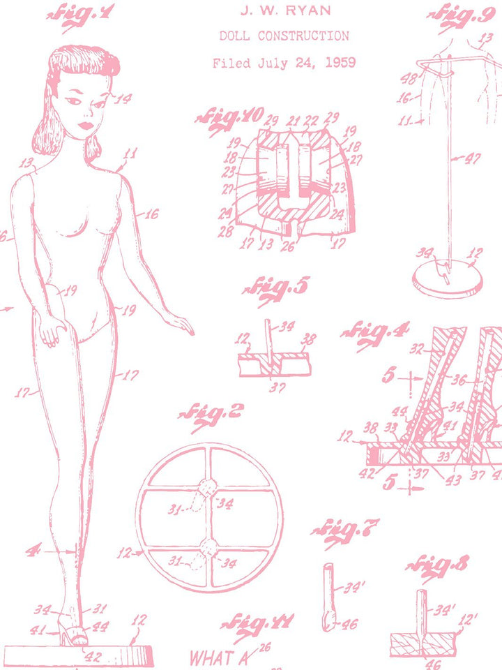 barbie-blueprint-wallpaper-by-barbie-ballet-slipper