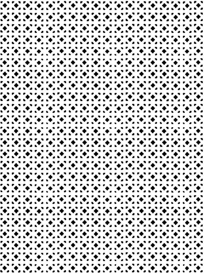 'Barbie™ Dreamhouse Breezeblocks' Wallpaper by Barbie™ - Black