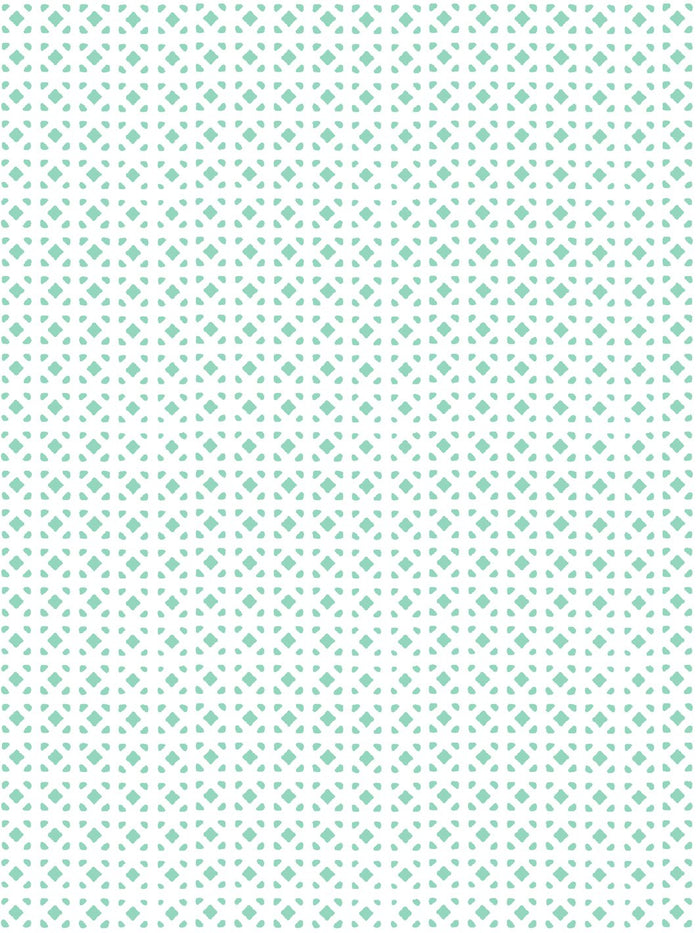 'Barbie™ Dreamhouse Breezeblocks' Wallpaper by Barbie™ - Caribbean