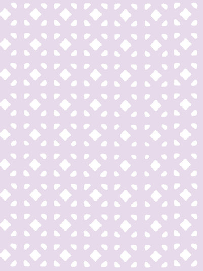 'Barbie™ Dreamhouse Breezeblocks' Wallpaper by Barbie™ - Lavender