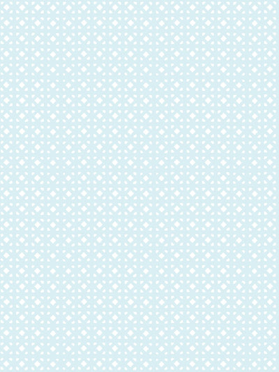 'Barbie™ Dreamhouse Breezeblocks' Wallpaper by Barbie™ - Pale Blue