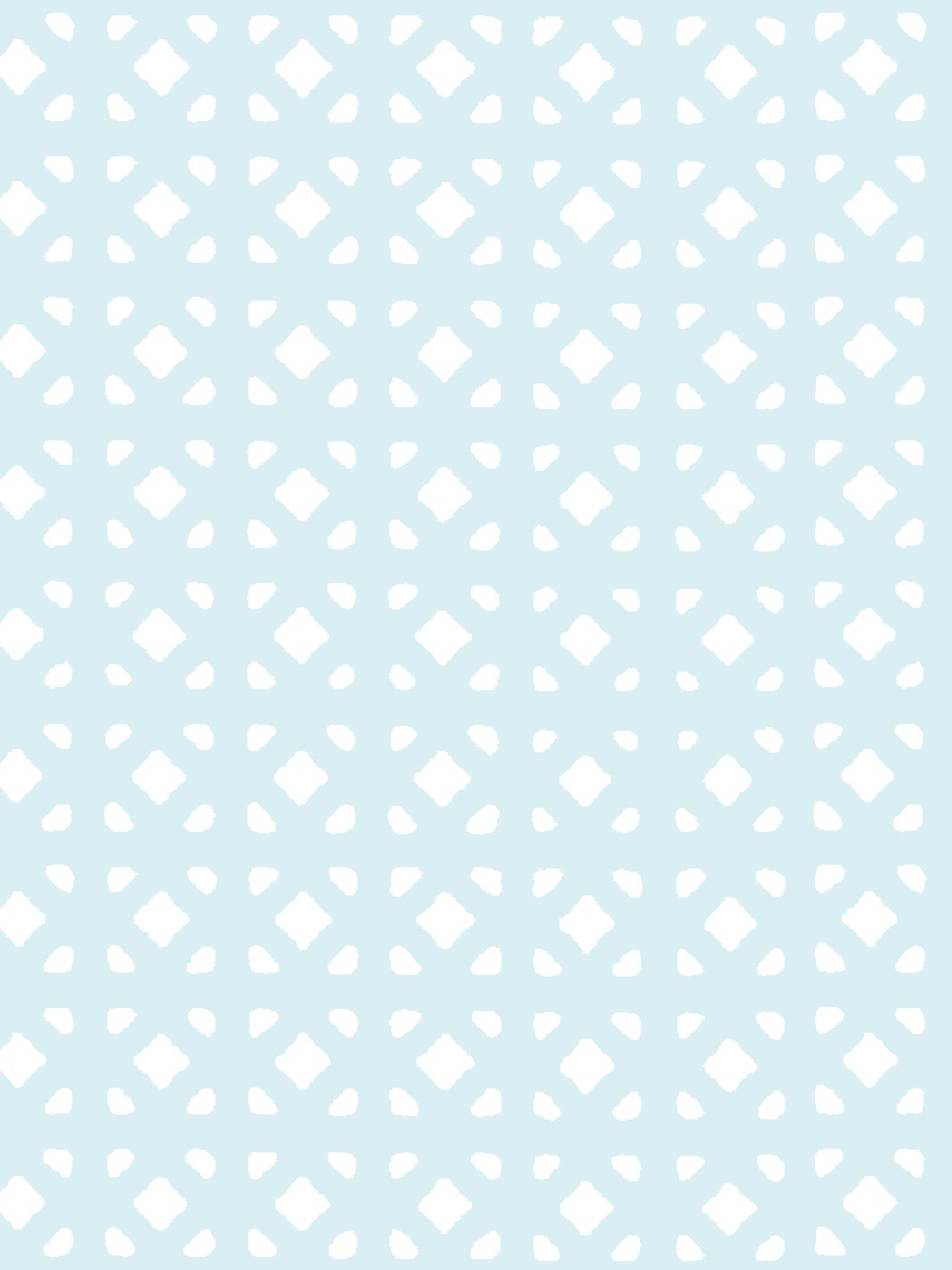 'Barbie™ Dreamhouse Breezeblocks' Wallpaper by Barbie™ - Pale Blue