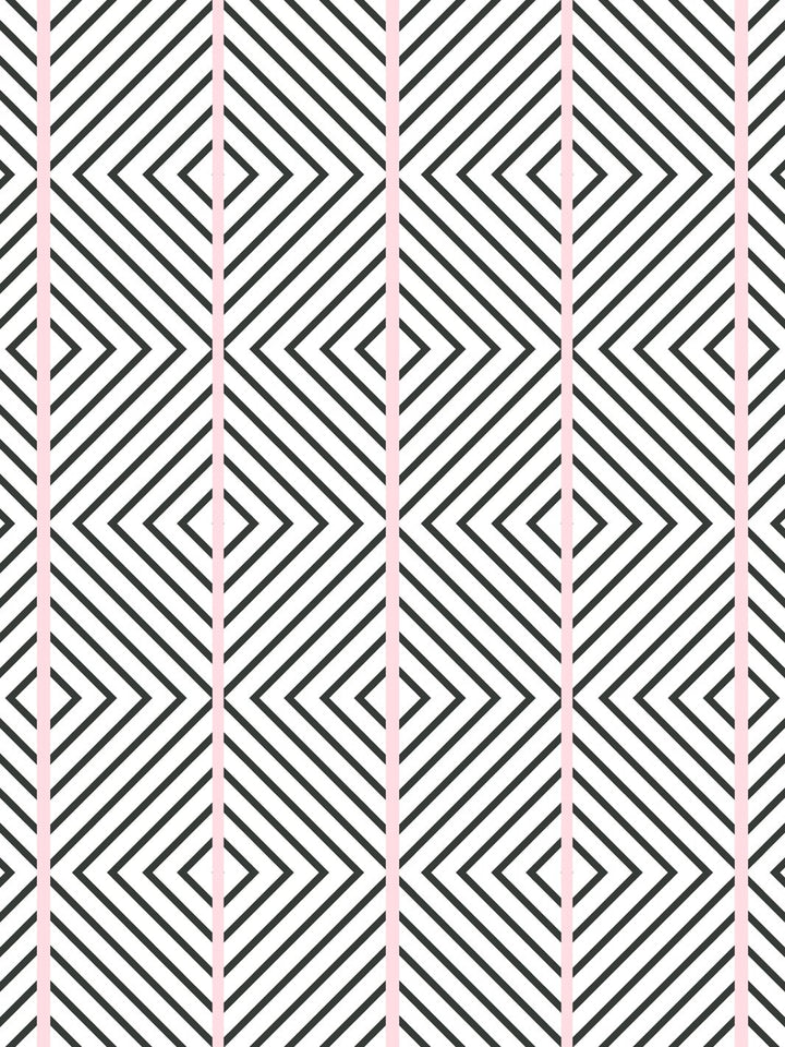 barbie-dreamhouse-diamond-wallpaper-by-barbie-charcoal-pink