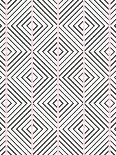 barbie dreamhouse diamond wallpaper by barbie charcoal pink