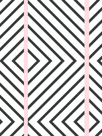 barbie dreamhouse diamond wallpaper by barbie charcoal pink