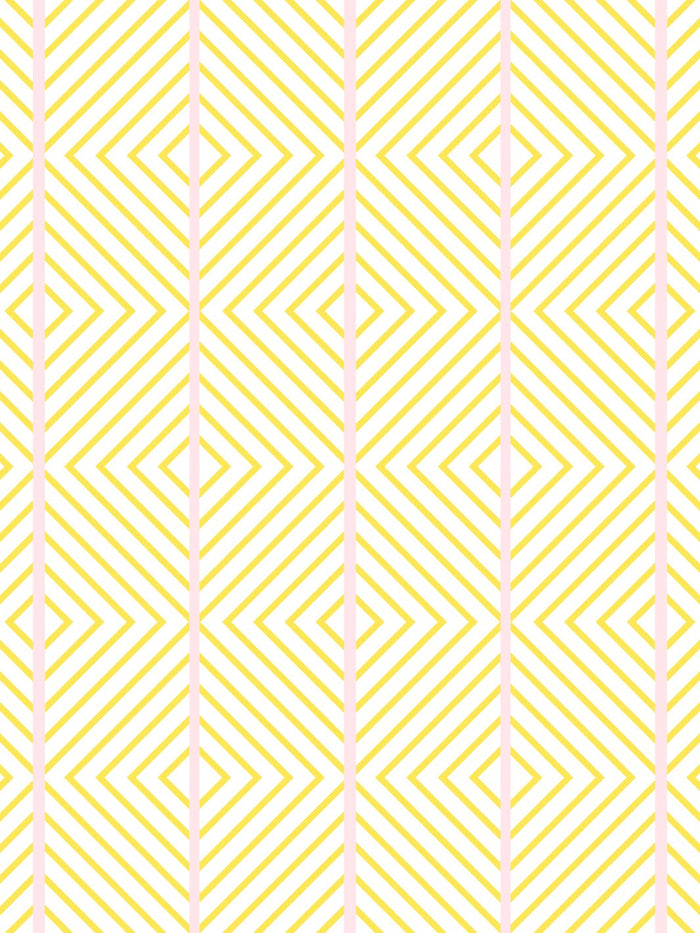 'Barbie™ Dreamhouse Diamond' Wallpaper by Barbie™ - Daffodil Pink