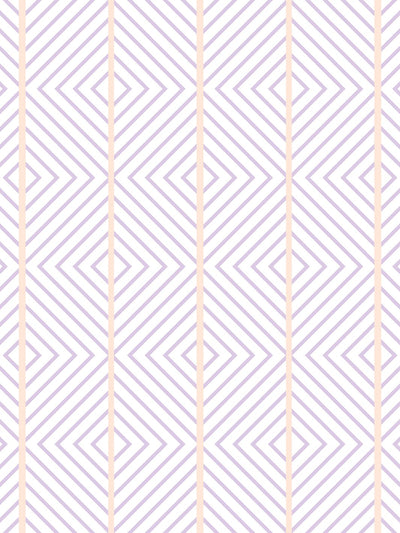'Barbie™ Dreamhouse Diamond' Wallpaper by Barbie™ - Lavender