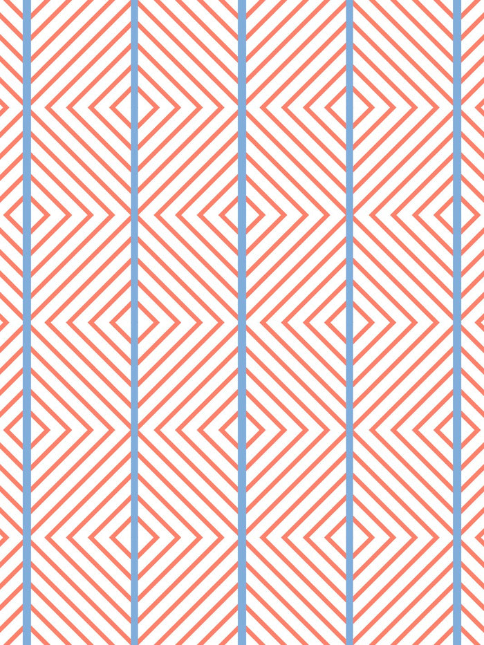 'Barbie™ Dreamhouse Diamond' Wallpaper by Barbie™ - Watermelon Denim