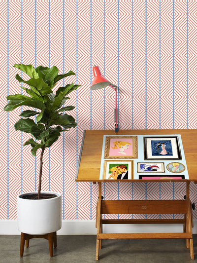 barbie dreamhouse diamond wallpaper by barbie watermelon denim