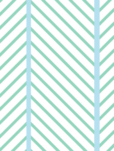 barbie dreamhouse herringbone wallpaper by barbie caribbean blue