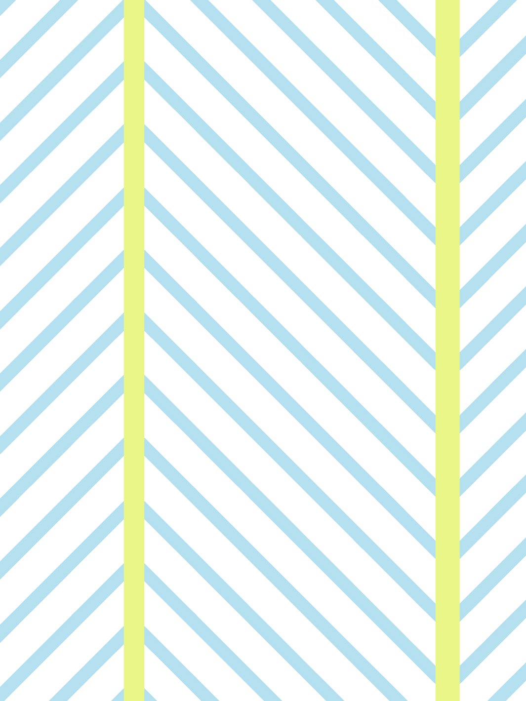 'Barbie™ Dreamhouse Herringbone' Wallpaper by Barbie™ - Citrine Blue