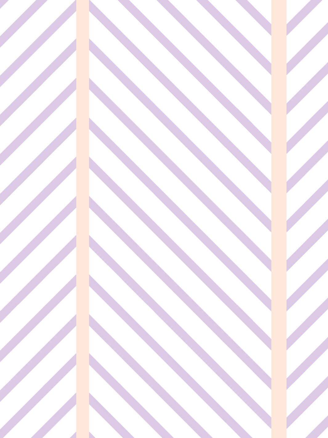 'Barbie™ Dreamhouse Herringbone' Wallpaper by Barbie™ - Lavender