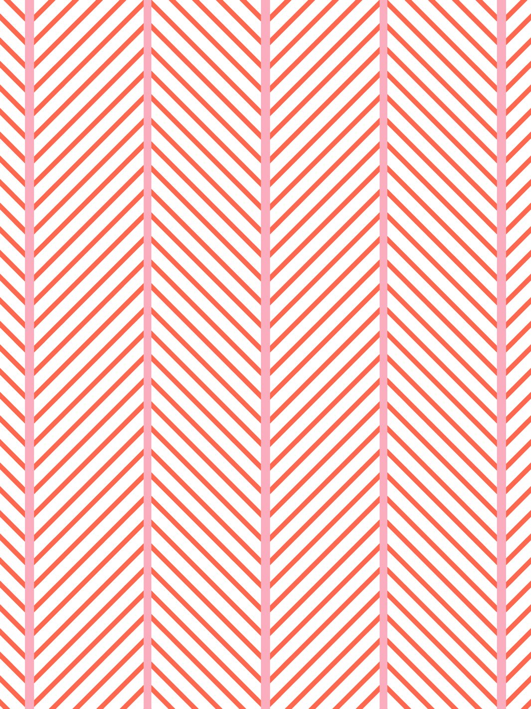 barbie dreamhouse herringbone wallpaper by barbie persimmon pink