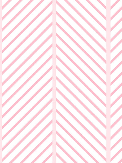 'Barbie™ Dreamhouse Herringbone' Wallpaper by Barbie™ - Piggy Bank