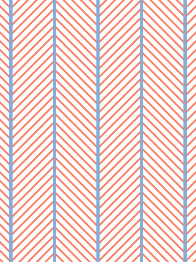 barbie dreamhouse herringbone wallpaper by barbie watermelon denim