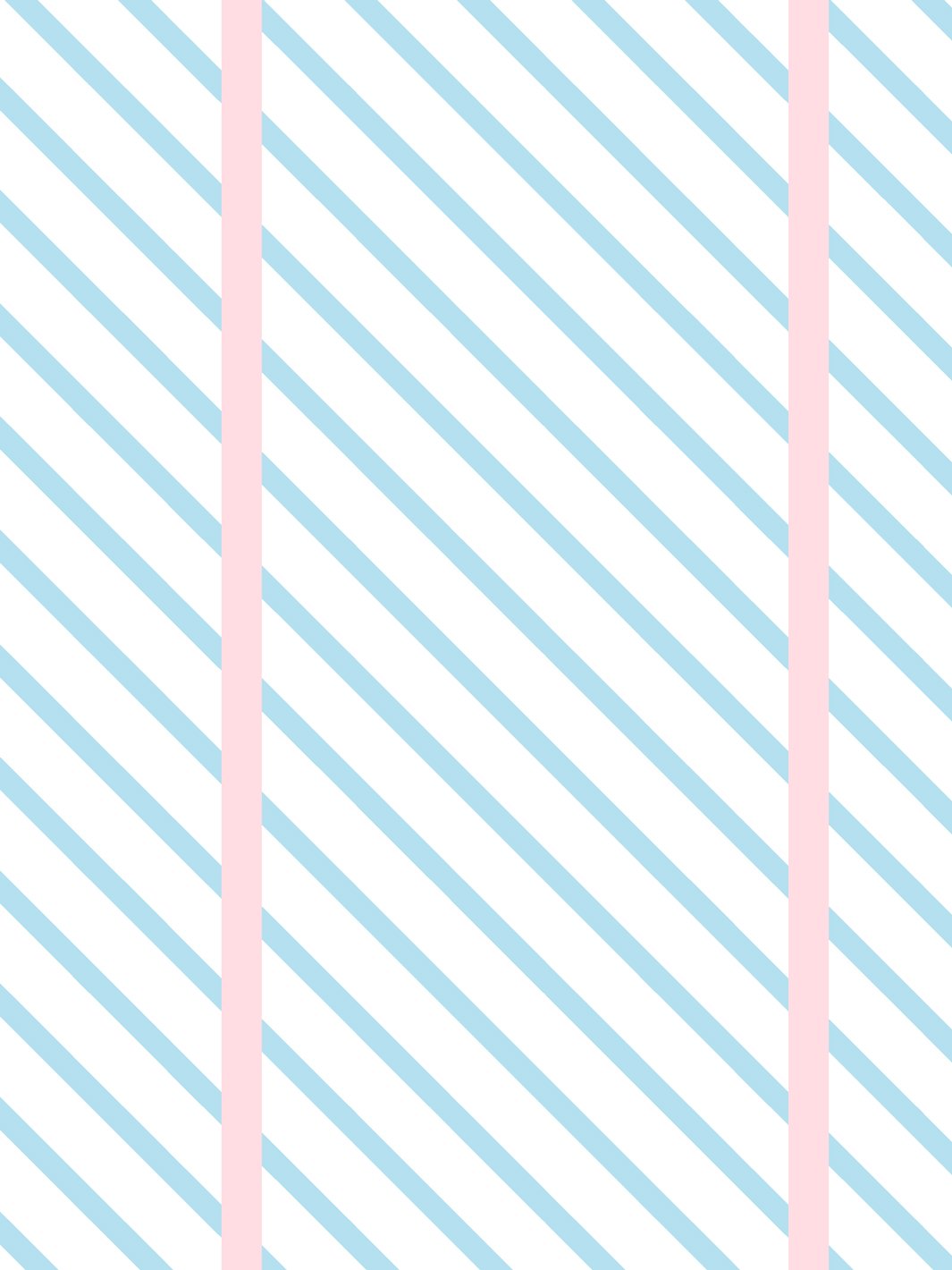 'Barbie™ Dreamhouse Stripes' Wallpaper by Barbie™ - Baby Blue Pink