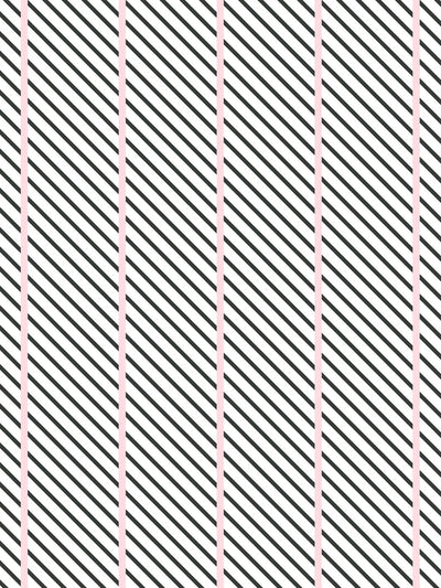 'Barbie™ Dreamhouse Stripes' Wallpaper by Barbie™ - Charcoal Pink