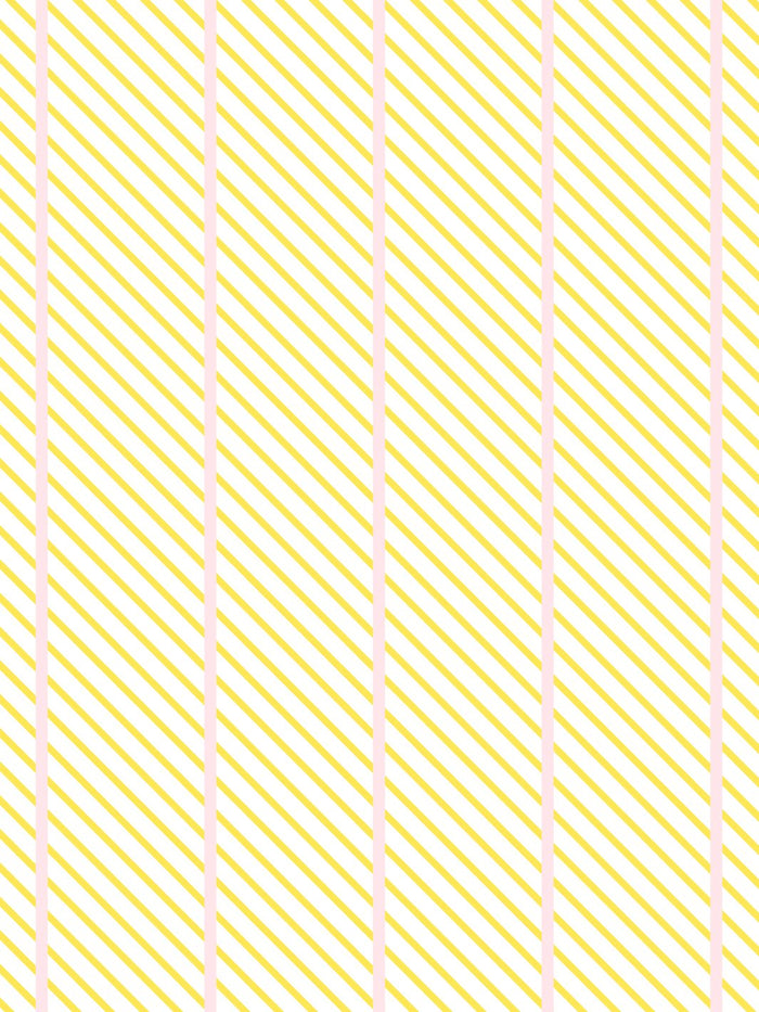 'Barbie™ Dreamhouse Stripes' Wallpaper by Barbie™ - Daffodil