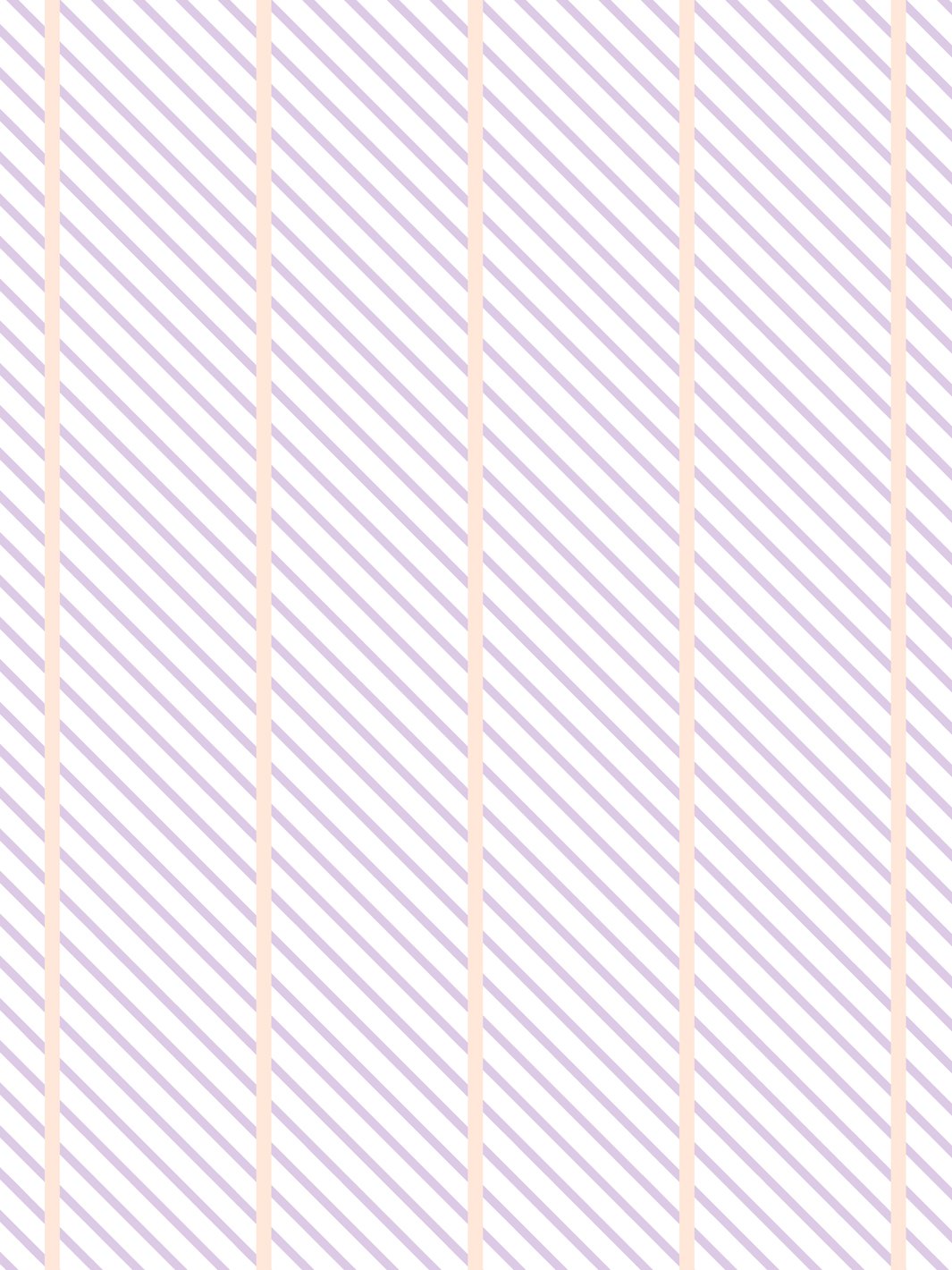 'Barbie™ Dreamhouse Stripes' Wallpaper by Barbie™ - Lavender