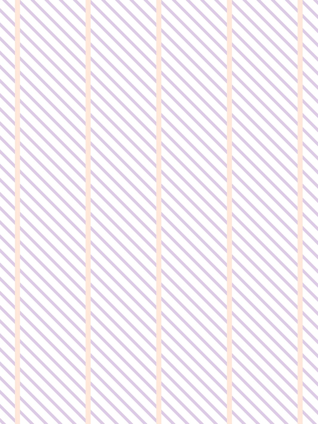 'Barbie™ Dreamhouse Stripes' Wallpaper by Barbie™ - Lavender