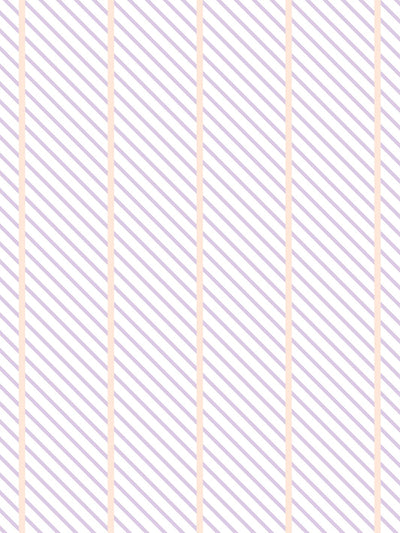 'Barbie™ Dreamhouse Stripes' Wallpaper by Barbie™ - Lavender