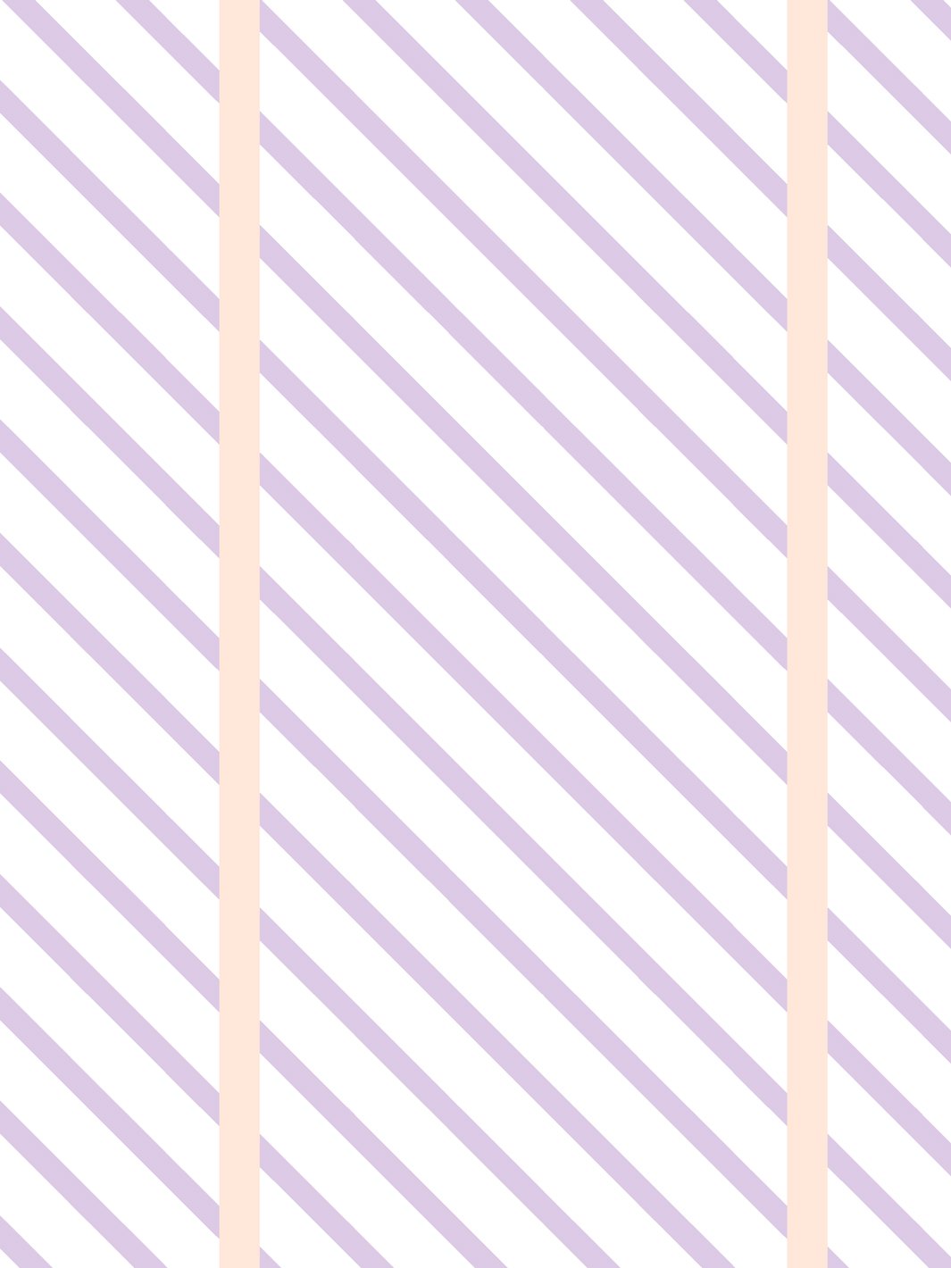 'Barbie™ Dreamhouse Stripes' Wallpaper by Barbie™ - Lavender