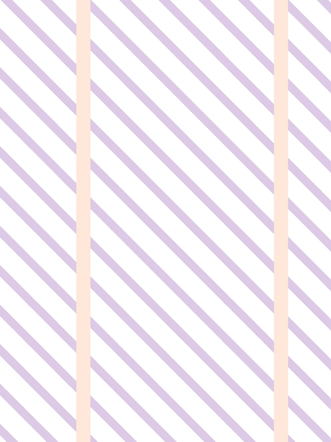 'Barbie™ Dreamhouse Stripes' Wallpaper by Barbie™ - Lavender