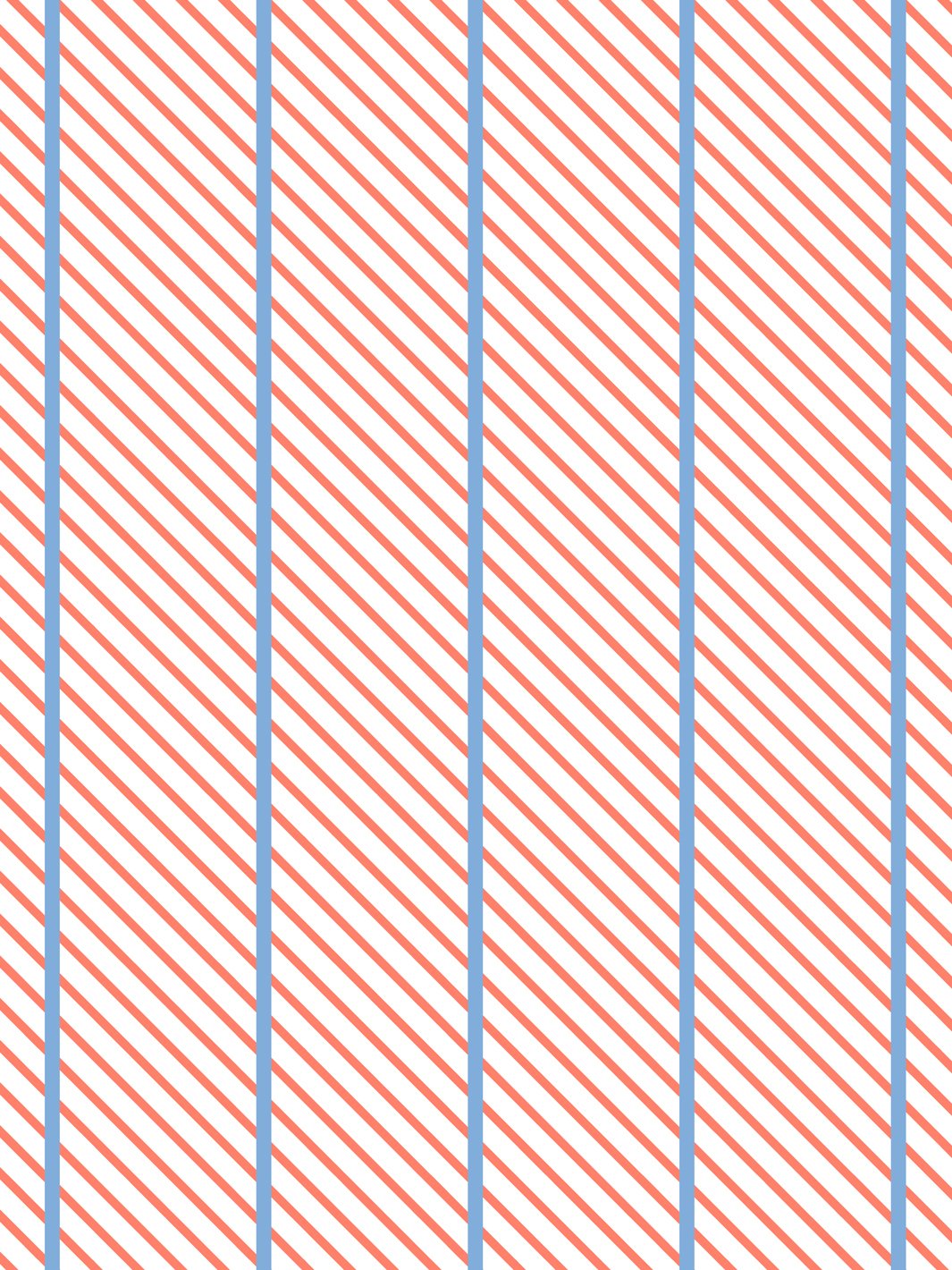 'Barbie™ Dreamhouse Stripes' Wallpaper by Barbie™ - Watermelon Denim