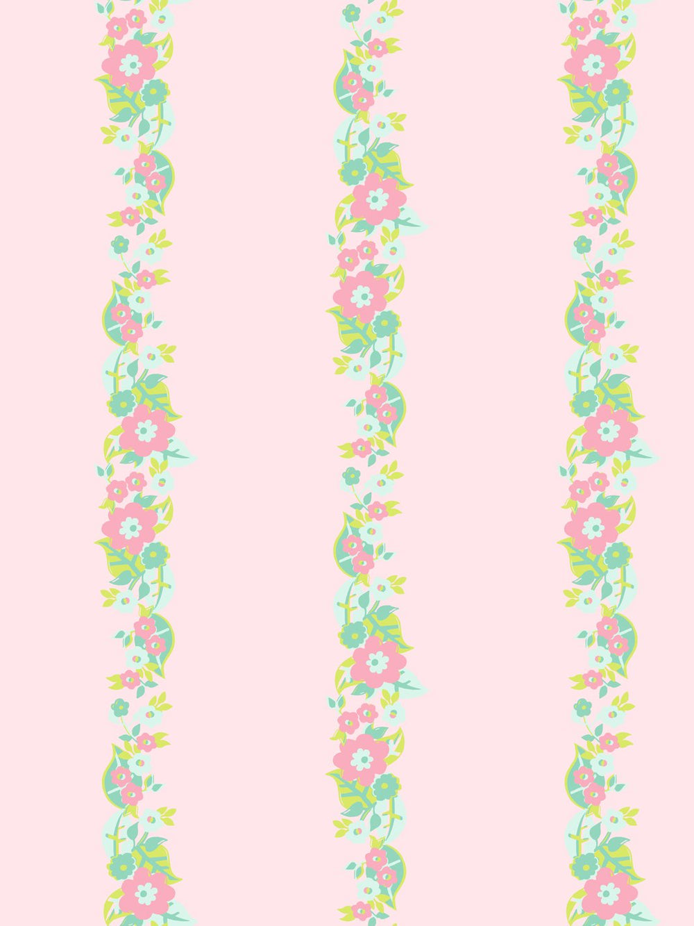 floral-stripe-wallpaper-by-barbie-piggy-bank-green