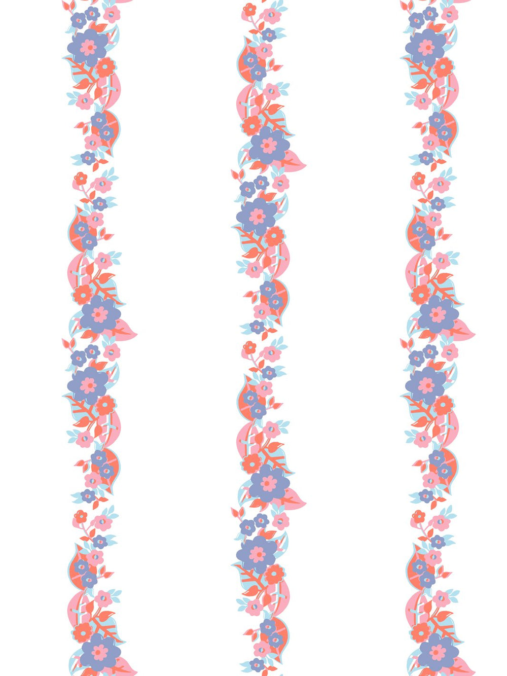 floral-stripe-wallpaper-by-barbie-violet-melon