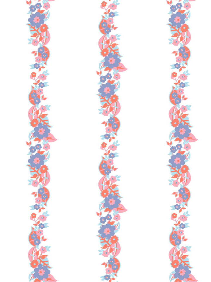 floral-stripe-wallpaper-by-barbie-violet-melon