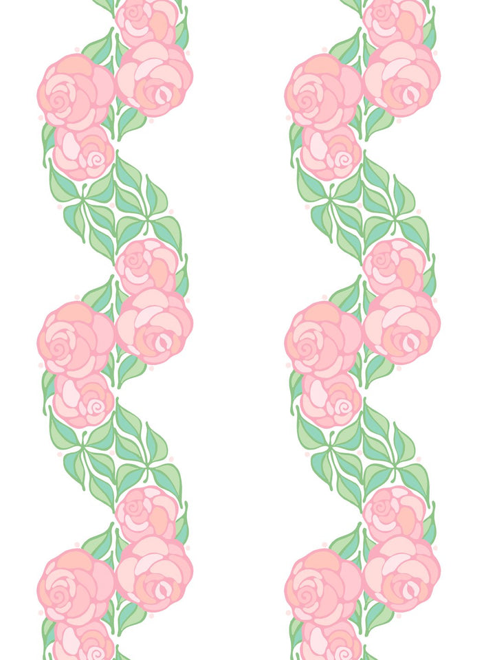 groovy-floral-stripe-wallpaper-by-barbie-ballet-slipper