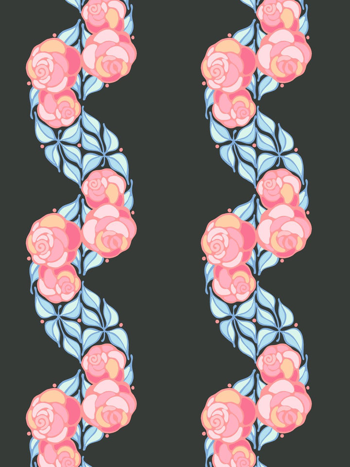 groovy-floral-stripe-wallpaper-by-barbie-charcoal